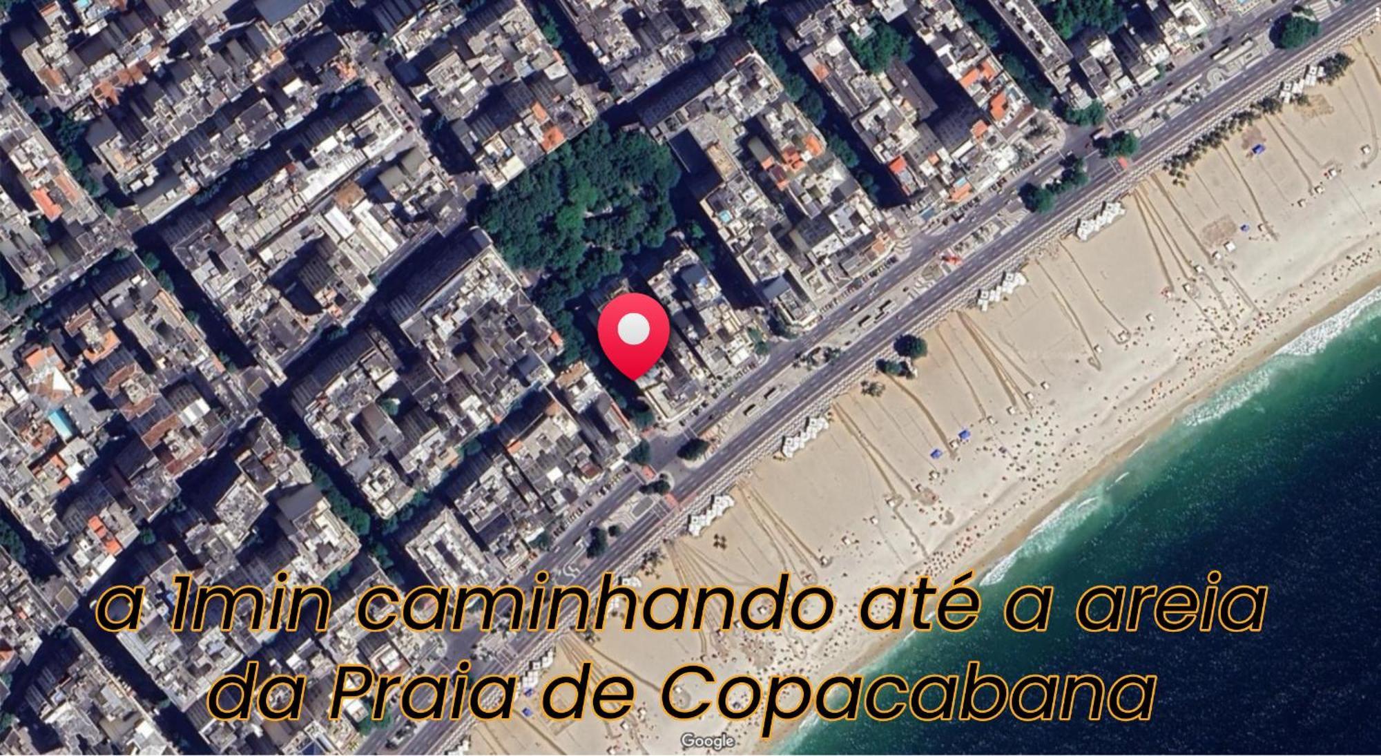 Excelente Apartamento A 1Min Da Praia De Copacabana Рио-де-Жанейро Экстерьер фото